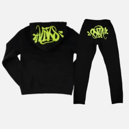 Synaworld Syna Logo Tracksuit Black Green