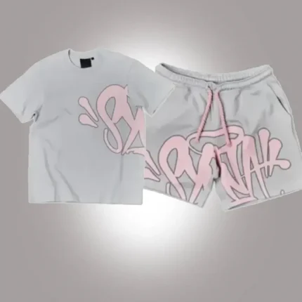 Synaworld Syna Logo Twinset Grey Pink
