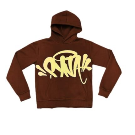 Synaworld ‘Syna Logo Brown Hoodie 1024x1024
