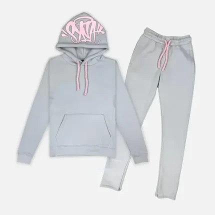 Synaworld ‘Syna Logo Tracksuit Grey Pink